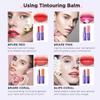 DEWYCEL TINTOURING BALM | PURE RED | Non-Sticky Moisturizing & Hydrating Tinted Lip Balm for Chapped Lips | Natural Color Lip Glow Balm | 0.16 oz (4.5g) view 3