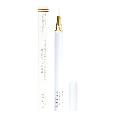 Lavaa Beauty Dual Liner Eyeliner Adhesive for False Lashes (Clear)