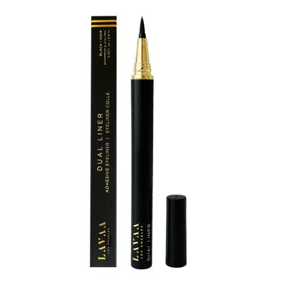 Lavaa Beauty Dual Liner Eyeliner Adhesive for False Lashes (Black)