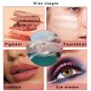 Makeup Mixing Palette Can Store Liquid Foundation, Hold Acrylic Palette, Art Nail Palette, Pigment Transparent Makeup Palette For Foundation Make-up view 3