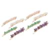 Mikinona 8 Pcs crystal stone hairpin hair barrettes for women hair jewels hair accessories for women wedding no 1 hairpin diamond hair clips hair pearls girl Metal headgear view 1