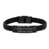 Perfect Barber Gifts, I'm a Barber. I Don't Argue. I Just, Inappropriate Birthday Braided Leather Bracelet from Men Women, Barber Scissors, Barber Chair, Barber Pole, Barber Shop view 1