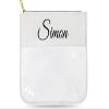 3 Zipper Organizers Custom Clear Pouch. Hospital Pouch Essentials for Mom and Baby's Clothes. Custom Diaper Bag Organizing Pouches. Clear Makeup organizer. (White) view 1