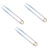 DOITOOL 3pcs Titanium Tweezers Keychain Travel Tool Must Have Camping Accessory Mini view 1