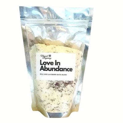 Magical Beginnings Love in abundance milk and lavender bath soak