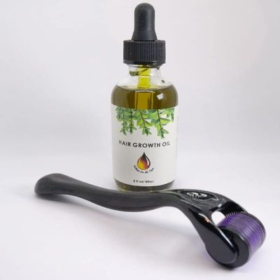 100% Organic Hair Growth Oil, Rosemary Oil For Hair With Jojoba & Castor Oil For All skin Types, Hair Loss Treatment Oils, Hair Growth Products For Women & Men -2 FL OZ