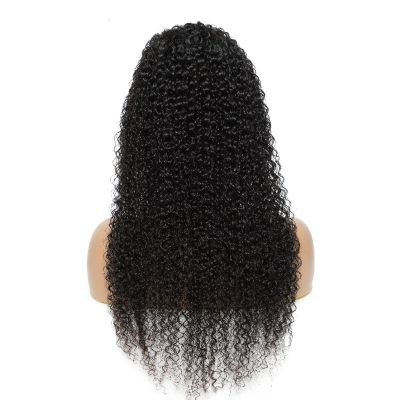 Lace Wigs 10-30 Inch Real Hair Head Coverings 44,134 T-shaped Head Coverings, Small Curly Black Long Curly Hair, Girls Wavy Curly Hair Long Wavy Wigs ( Color : 13*4 , Size : 22 inches/55.9CM )