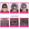 Lace Wigs 10-30 Inch Real Hair Head Coverings 44,134 T-shaped Head Coverings, Small Curly Black Long Curly Hair, Girls Wavy Curly Hair Long Wavy Wigs ( Color : 13*4 , Size : 22 inches/55.9CM ) view 2