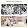 360 Rotating Makeup Organizer for Vanity + Makeup Brush Holder,Perfume Organizer with 6 DIY Adjustable Layer,Large Capacity Skincare Organizers,Lazy Susan Make up Organizer for Bedroom Dresser,Clear view 4