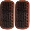 Diane medium firmness reinforced boar bristle, curved military style wave mens hair brush, d8175 (Pack of 2) view 1