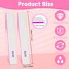 25pcs Nail Files 80 Grit, BLESWIN 80/80 Grit Nail Files, Jumbo Nail Files for Acrylic Nail, Double-Sided Emery Board Nail Filer for Manicure, Pedicure, and Acrylic Nails view 2