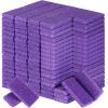 200 Pcs Disposable Foot Pumice Stone Bulk for Feet Pumice Stone Foot Scrubber Dead Skin Pedicure Scrubber Exfoliator Sponge for Feet Callus Remover Bath, Spa, 3.54 x 1.77 x 0.47 Inch(Purple, Purple) view 1