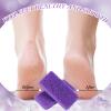 200 Pcs Disposable Foot Pumice Stone Bulk for Feet Pumice Stone Foot Scrubber Dead Skin Pedicure Scrubber Exfoliator Sponge for Feet Callus Remover Bath, Spa, 3.54 x 1.77 x 0.47 Inch(Purple, Purple) view 3