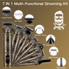 Scttomon Beard Trimmer Kit Professional Hair Clipper Zero Gapped T-Blade Electric Shaver Razor Nose Body Trimmer for Men Cordless Grooming Kit 7 in 1 view 2