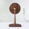 SUNESA Makeup Mirror (Black Walnut) Desktop Makeup Mirror Desktop Makeup Mirror Countertop HD Makeup Mirror Bedroom Desktop Beauty Mirror Makeup Mirror (Color : Brass) view 3