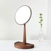 SUNESA Makeup Mirror (Black Walnut) Desktop Makeup Mirror Desktop Makeup Mirror Countertop HD Makeup Mirror Bedroom Desktop Beauty Mirror Makeup Mirror (Color : Brass) view 4