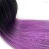 1B Purple Ombre Braiding Hair Pre Stretched Prestretched Braiding Hair Ombre Hair for Braiding 26 inch 8 Packs Itch Free Synthetic Long Crochet Twist Box Braids Yaki Texture Braiding Hair Extensions view 4