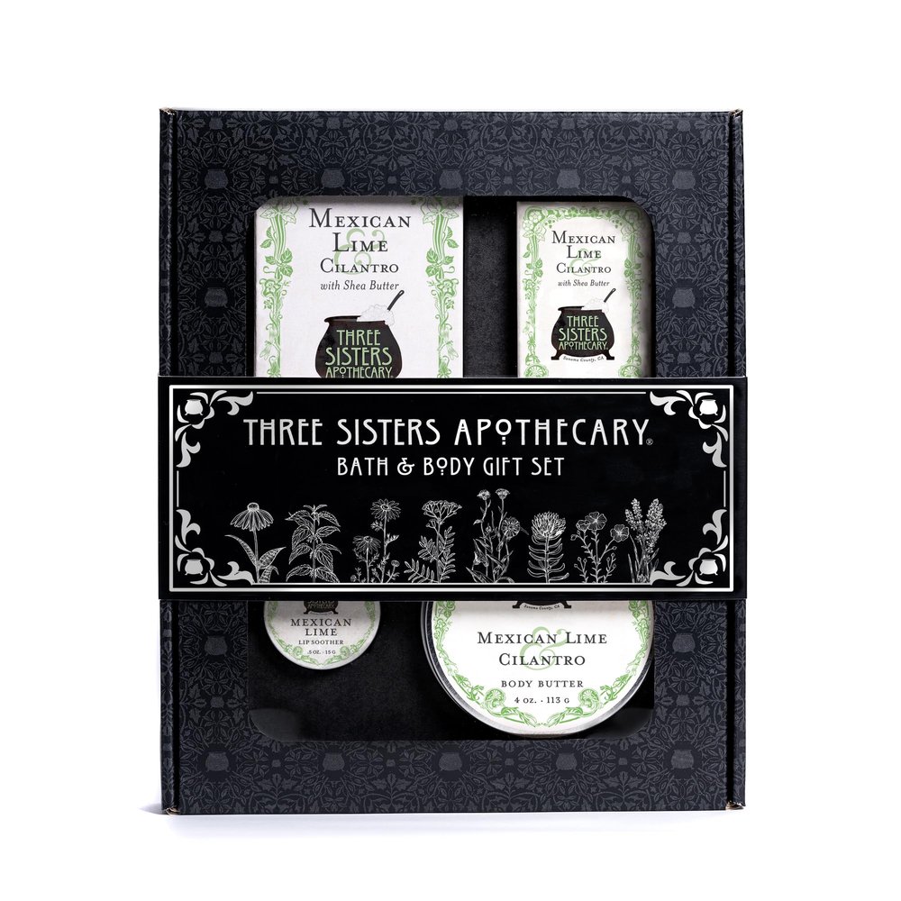 Three Sisters Bath & Body Boxed Gift Set (Mexican Lime)