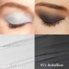 FOCALLURE 2PCS No Crease Eyeshadow Stick,Shimmer and Matte Cream Eyeshadow Pencil Crayon,Long Lasting Waterproof Eye Brightener Stick With Blending Brush,Glistening Midnight view 3