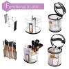 Rough Enough Clear Toiletry Bag for Traveling Women Travel Size Toiletries Makeup Essentials Organizer with Removable Insert view 4
