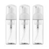 2oz Foam Pump Bottle (3PCS) Empty Travel Foaming Dispenser for Hand Soap, Lash Cleanser, Shampoo (60ml, Clear view 1