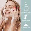 2oz Foam Pump Bottle (3PCS) Empty Travel Foaming Dispenser for Hand Soap, Lash Cleanser, Shampoo (60ml, Clear view 3
