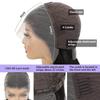 14 Inch Bob Wig Human Hair 13x4 Lace Front Wigs Human Hair Pre Plucked Straight HD Lace Front Wig Short Glueless Wigs Lace Frontal Wigs 180 Density Short Wigs for Black Women Bob Wigs Natural Color view 4