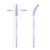 300 Disposable Mascara Wands Eyelash Brush Spoolies for Eye Lash Extension Eyelash Extension Supplies Makeup Tools Accessories (New Light Purple-300 pcs) view 3