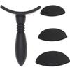 Beavorty 1set Lazy Makeup Applicator Silicone Eyeshadow Stamp Black Handle Convenient Eye Shadow Tool for Quick Application for Beginners and Daily Use view 1
