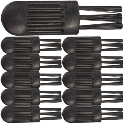 FOMIYES 100pcs Razor Trimmer Small Razor Brush Shaver Brush Cleaning Tool Razor Cleaning Brush Razor Sharpener Clipper Oil Mini Plastic Cleaner Hair Clipper Brush Keyboard Abrader