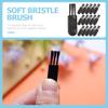 FOMIYES 100pcs Razor Trimmer Small Razor Brush Shaver Brush Cleaning Tool Razor Cleaning Brush Razor Sharpener Clipper Oil Mini Plastic Cleaner Hair Clipper Brush Keyboard Abrader view 2