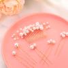 Geosar 9 Pcs Wedding Hair Accessories Pearl Hair Pins Women Vintage Hairs Piece Bridal Accessories for Bride Bridesmaids(Gold,Elegant Style) view 2