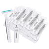 Disposable Razors in Bulk Pack of 120,Gray Bulk Razors Disposable Individually Wrapped Twin Blade Disposable Shaving Razors with Shaving Cream and Clear Cap Set for Homeless,Hotel,Charity,Travel view 1
