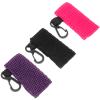 Beavorty 3pcs Lip Balm Holder Keychain Clip Stylish Lipstick Sleeve Bag for Keychain Lightweight for Storing Lipsticks and Keys Mixed Colors Compact Design for Easy Carrying view 1