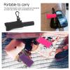 Beavorty 3pcs Lip Balm Holder Keychain Clip Stylish Lipstick Sleeve Bag for Keychain Lightweight for Storing Lipsticks and Keys Mixed Colors Compact Design for Easy Carrying view 3