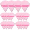 Thrilez 20pcs Triangle Powder Puff, Loose Powder Puffs Makeup Puff for Face Powder, Setting Powder Puff for Make Up, Face Puff Pads for Press Powder, Sponge Powder Applicator for Face and Eye (Pink) view 1