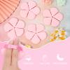 Thrilez 20pcs Triangle Powder Puff, Loose Powder Puffs Makeup Puff for Face Powder, Setting Powder Puff for Make Up, Face Puff Pads for Press Powder, Sponge Powder Applicator for Face and Eye (Pink) view 4