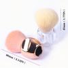 Nail Dust Brushes, 2pcs Nail Dust Cleaner Brush Exquisite Mellow Handle Soft Hair Nail Dust Powder Remover for Home Salon, Nail Power Cleaner view 2