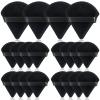 Thrilez 20pcs Triangle Powder Puff, Loose Powder Puffs Makeup Puff for Face Powder, Setting Powder Puff for Make Up, Face Puff Pads for Press Powder, Sponge Powder Applicator for Face and Eye (Black) view 1