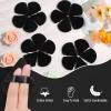 Thrilez 20pcs Triangle Powder Puff, Loose Powder Puffs Makeup Puff for Face Powder, Setting Powder Puff for Make Up, Face Puff Pads for Press Powder, Sponge Powder Applicator for Face and Eye (Black) view 2