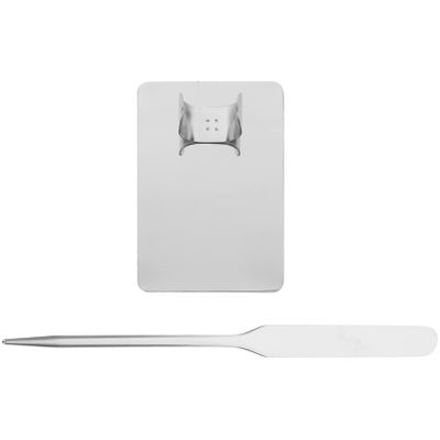 ARTIBETTER Concealer Mixing Tray Stainless Steel Makeup Palette with Makeup Spatula Color Stick Palette Set