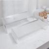 QQXX Acrylic Clear Nail Arm Rest, Nail Salon Manicure Table Arm Wrist Cushion Nail Art Stand for Nail Tech Clients, Professional Hand Pillow Manicure Tool for Nail Tech Use(30x7x12cm(12x3x5), Stripe) view 2