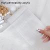 Acrylic Clear Nail Arm Rest, Nail Salon Manicure Table Arm Wrist Cushion Nail Art Stand for Nail Tech Clients, Professional Hand Pillow Manicure Tool for Nail Tech Use(30x11x12cm(12x4x5"), Stripe) view 3