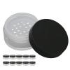 10pcs Plastic Empty Powder Case Face Powder Makeup Jar Travel Kit, Portable Loose Powder Jars, Reusable Plastic Cosmetic Sample Containers Empty Box DIY Case Circular, Wholesale Business view 1