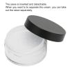 10pcs Plastic Empty Powder Case Face Powder Makeup Jar Travel Kit, Portable Loose Powder Jars, Reusable Plastic Cosmetic Sample Containers Empty Box DIY Case Circular, Wholesale Business view 2