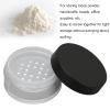 10pcs Plastic Empty Powder Case Face Powder Makeup Jar Travel Kit, Portable Loose Powder Jars, Reusable Plastic Cosmetic Sample Containers Empty Box DIY Case Circular, Wholesale Business view 3