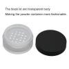 10pcs Plastic Empty Powder Case Face Powder Makeup Jar Travel Kit, Portable Loose Powder Jars, Reusable Plastic Cosmetic Sample Containers Empty Box DIY Case Circular, Wholesale Business view 4