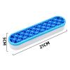 ESIW 2 PCS Multi-Purpose Cosmetic Storage Box, Desktop Organizers Silicone Make Up Brush Storage Stand Desktop Storage Box for Brush,Eyeliner Pencil,Art Supplies, Painting Brush(Blue) view 2