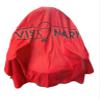 Vivid Red Professional Barber/Stylist Cape view 2