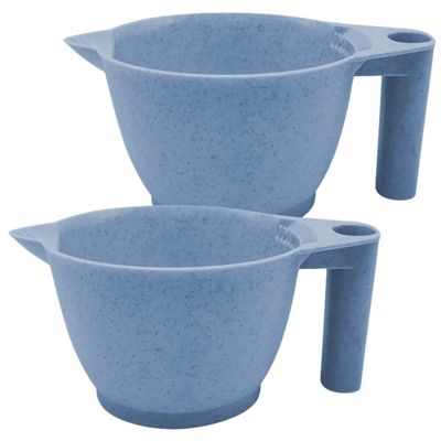 minkissy Hair Dye Mixing Bowl Set with Ergonomic Handle Portable 3.12 Inch Color Tint Bowls for Hair Salon and Home Diy Coloring